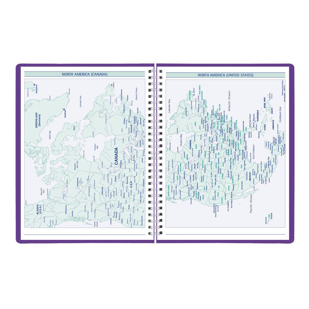 DuraFlex Weekly/Monthly Appointment Book, 2027 - 13 Months C5930V.86T-27 #color_purple
