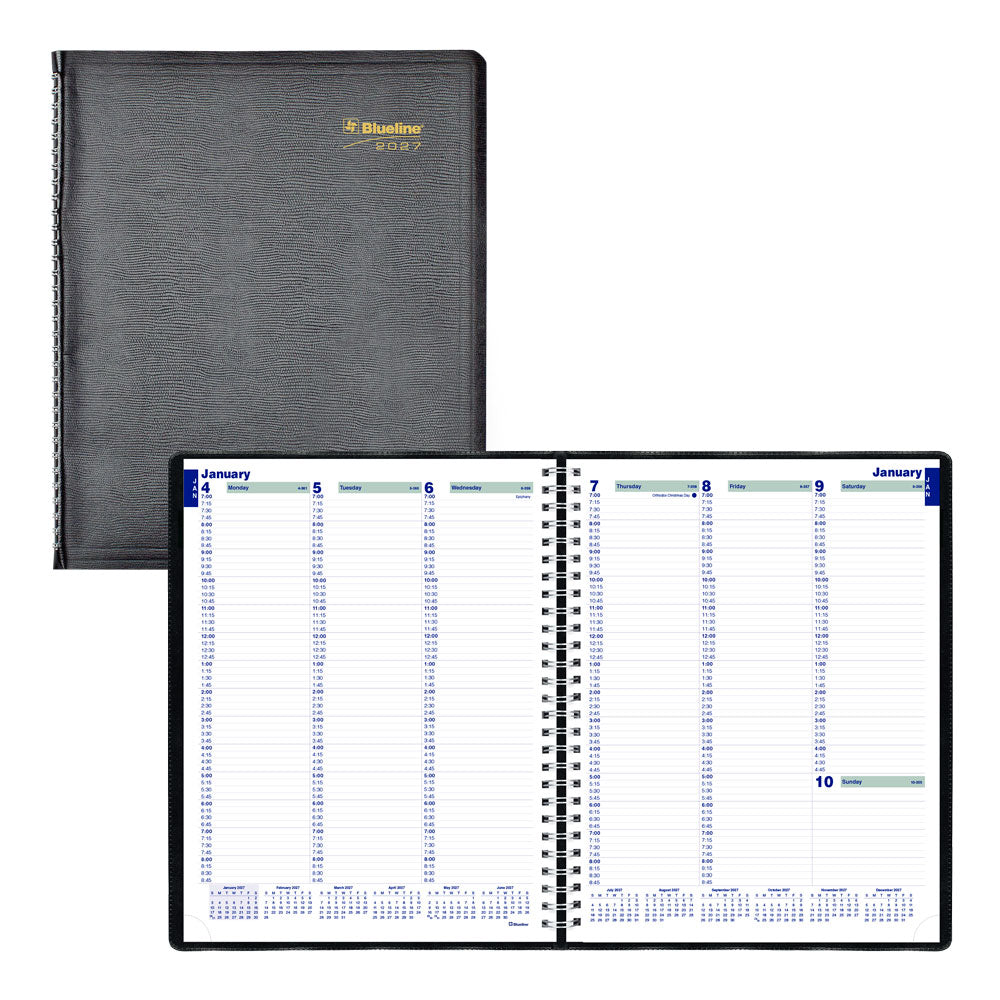 Plan & Link™ Weekly Appointment Book, 2027, Black C5950.81T-27 Blueline