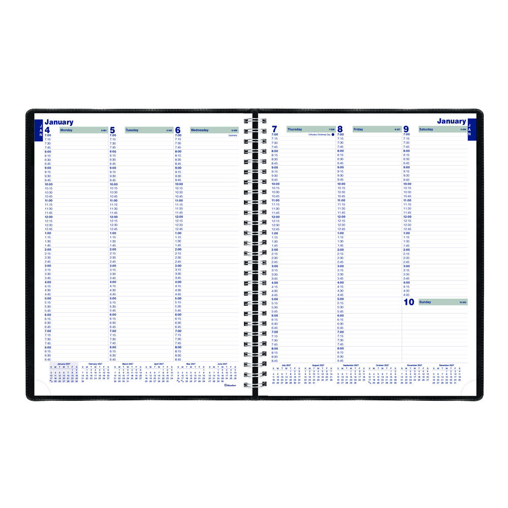 Plan & Link™ Weekly Appointment Book, 2027, Black C5950.81T-27 Blueline