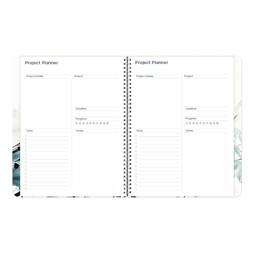 Dramatic Floral Weekly/Monthly Planner, 2027 - English C958G.01-27 Blueline