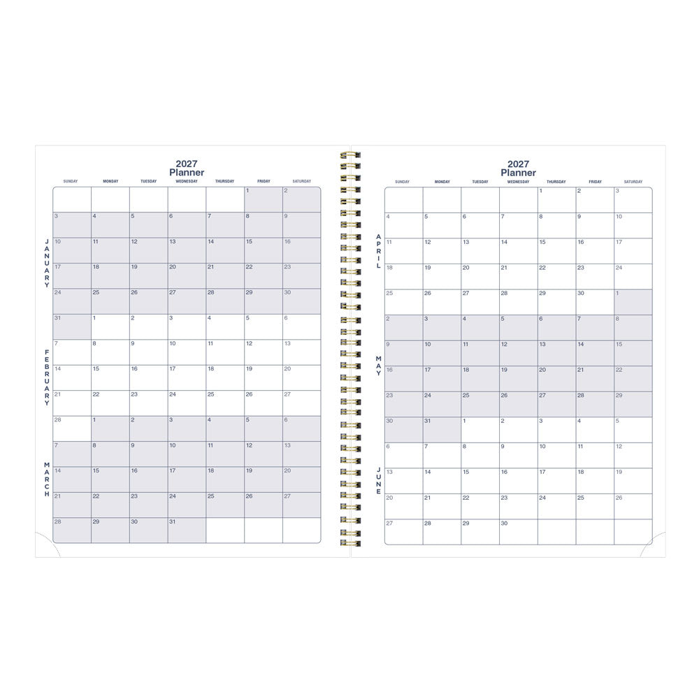 Blueline Minimalist Weekly/Monthly Planner, 2027, Assorted Designs C958PT.ASX-27