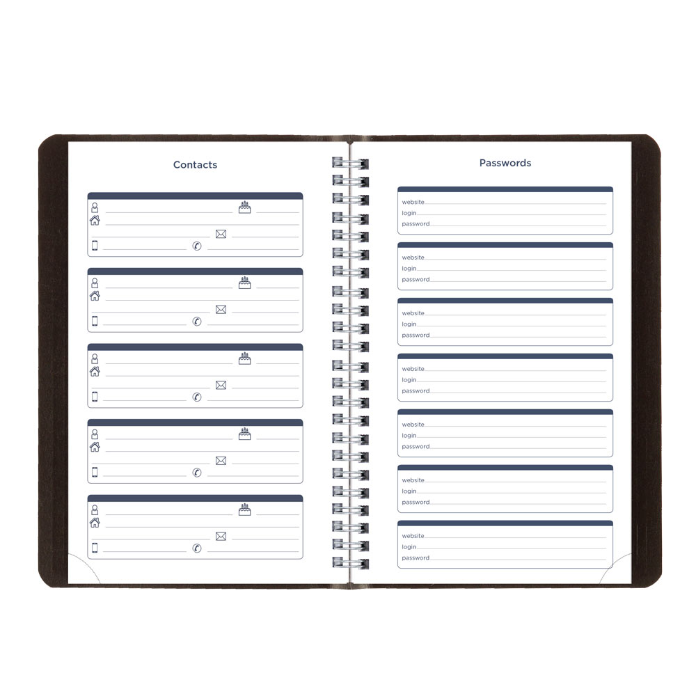 Academic Weekly Planner, Classic Black, 2026-2027 - English CA101.BLK-27
