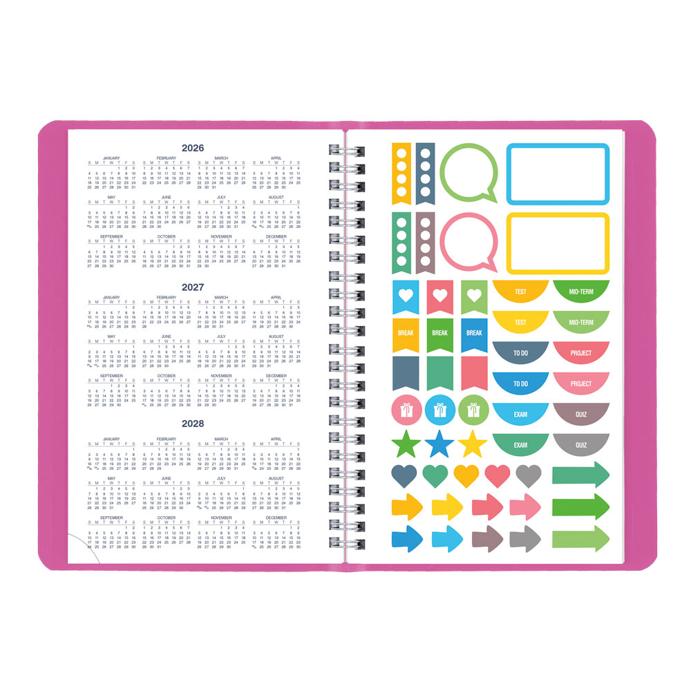 Academic Weekly Planner, Fashion, 2026 - 2027 CA101F.01-27 #color_fashion-pink