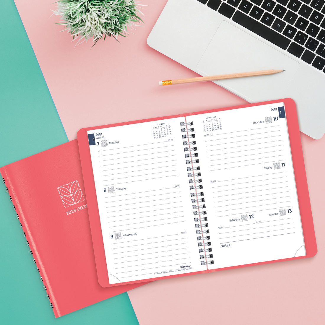Academic Weekly Planner, Fashion, 2025-2026, Blueline CA101F-26 #color_fashion-pink