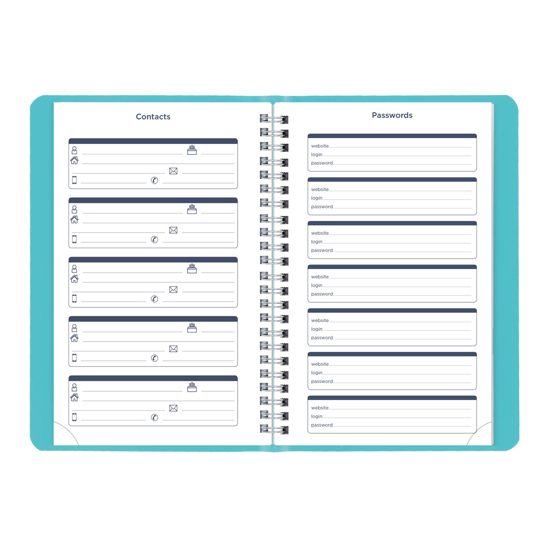 Academic Weekly Planner, Fashion, 2025-2026, Blueline CA101F-26 #color_fashion-blue