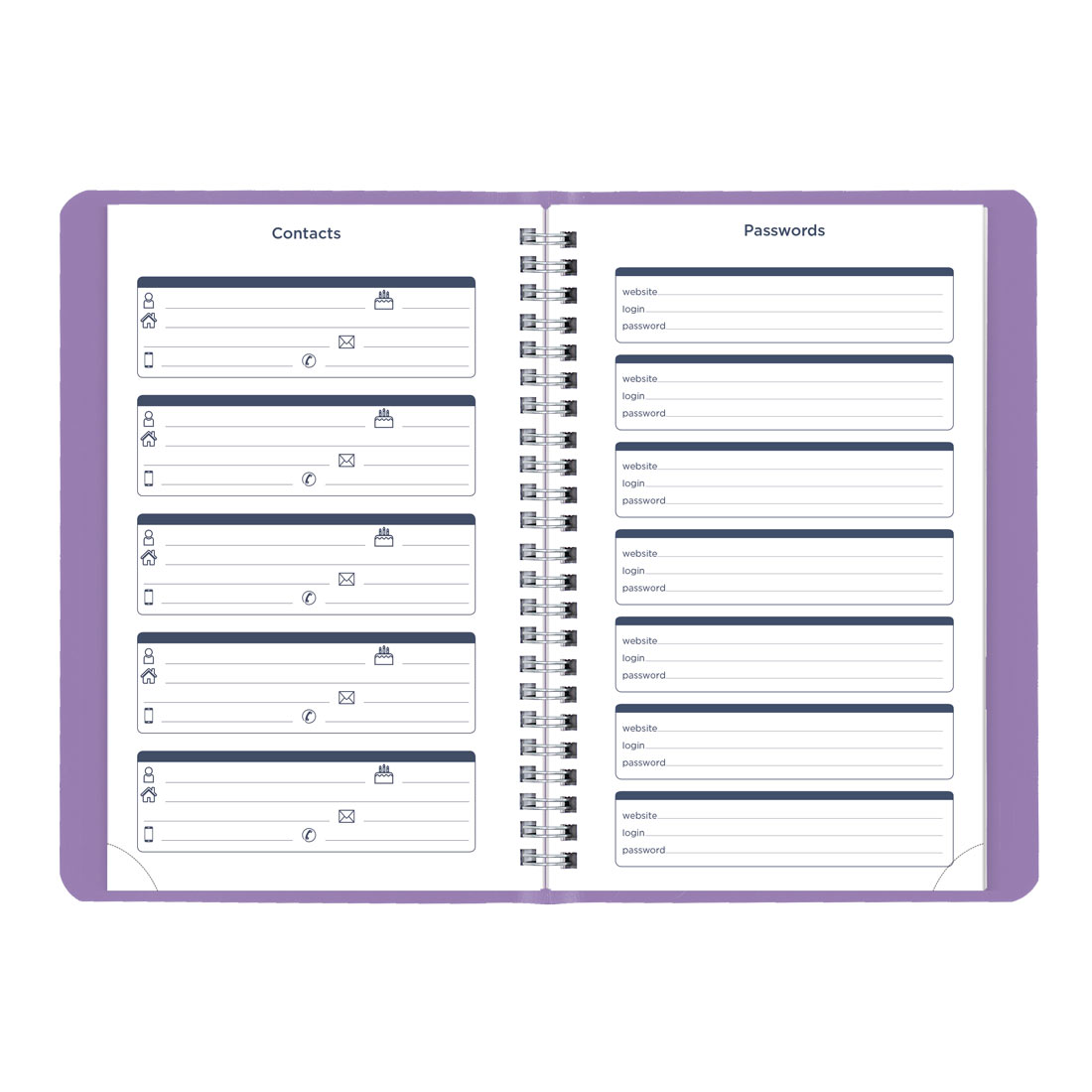 Academic Weekly Planner, Fashion, 2025-2026, Blueline CA101F-26 #color_fashion-purple