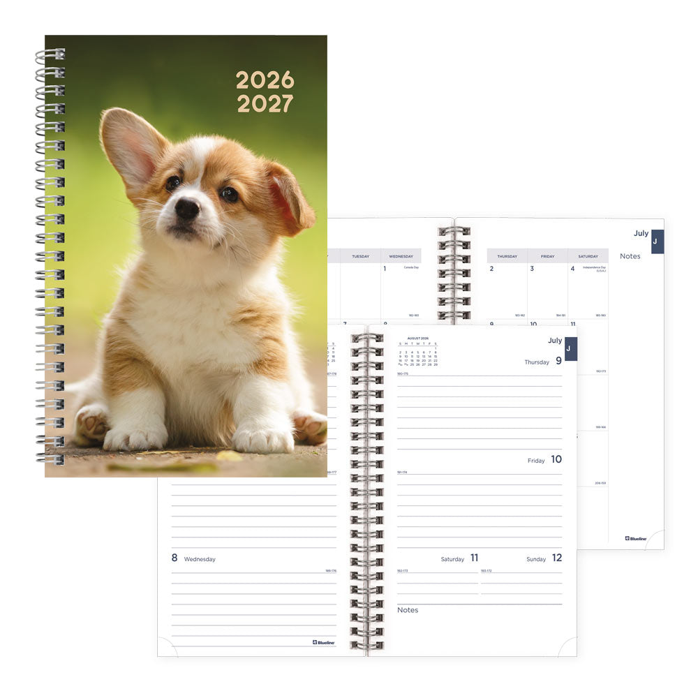 Academic Weekly Planner, Animal, 2026 - 2027 CA114PA.02-27 #color_dog
