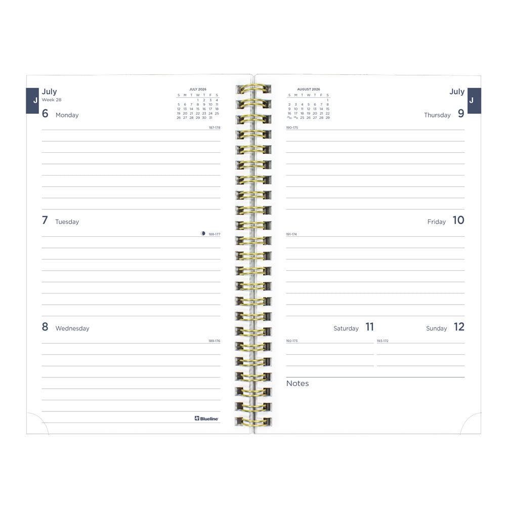 Academic Weekly Planner, Blossom, 2026 - 2027 - English CA114PG.01-27 #color_blossom-yellow