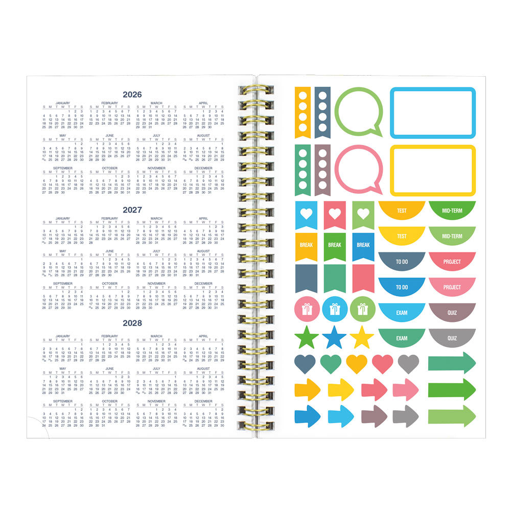 Academic Weekly Planner, Nautical, 2026 - 2027 CA114PH.02-27 #color_cabana