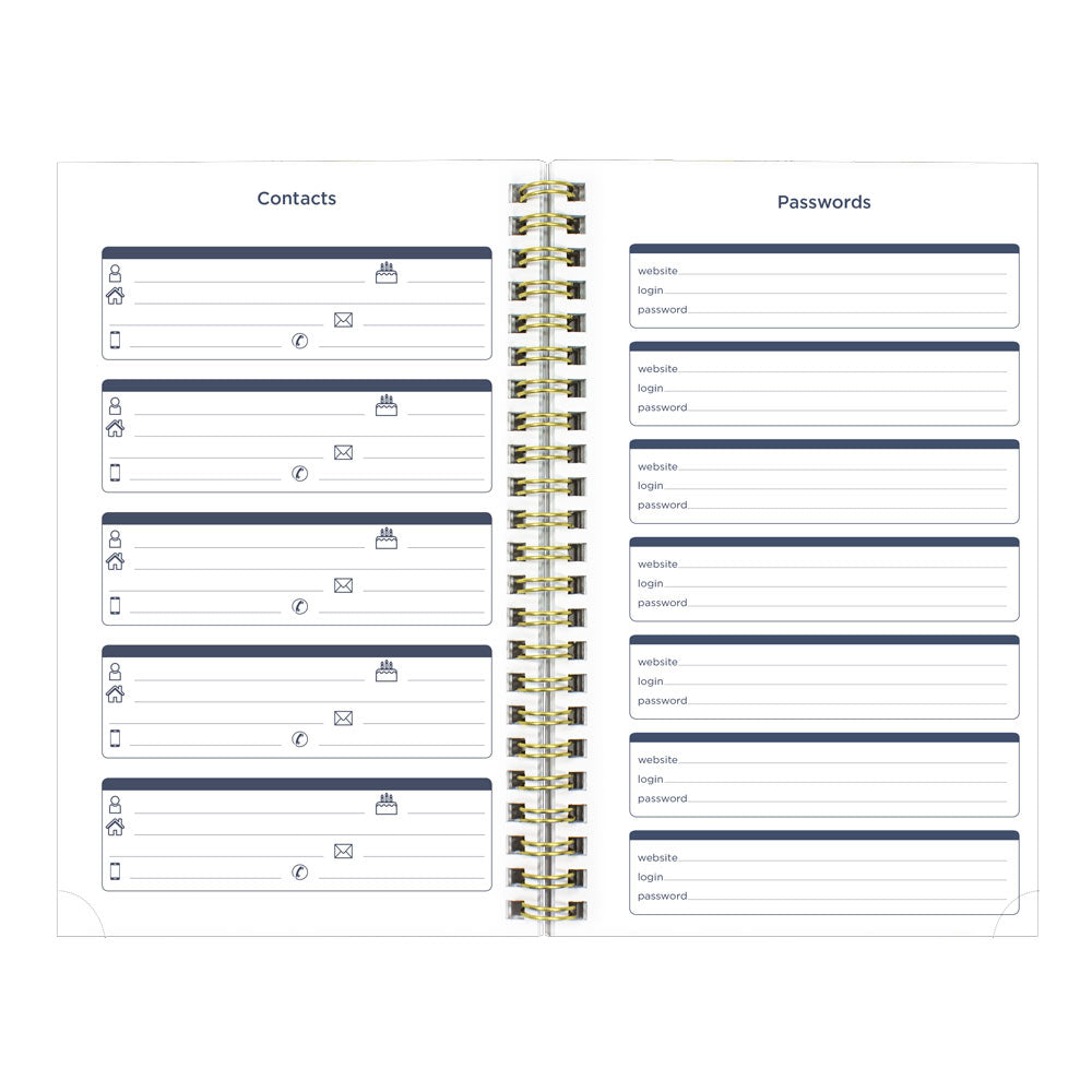 Academic Weekly Planner, Nautical, 2026 - 2027 CA114PH.03-27 #color_shells