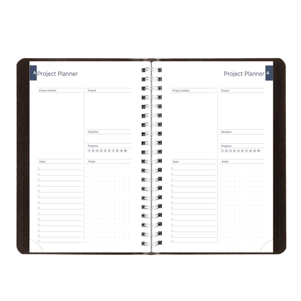 Academic Daily Planner, Classic Black, 2026-2027 - English CA201.BLK-27