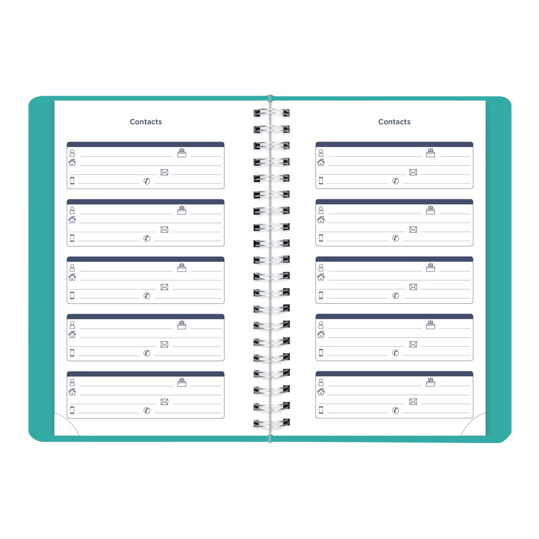 Academic Daily Planner, Fashion, 2025-2026, Blueline CA201F-26 #color_fashion-blue