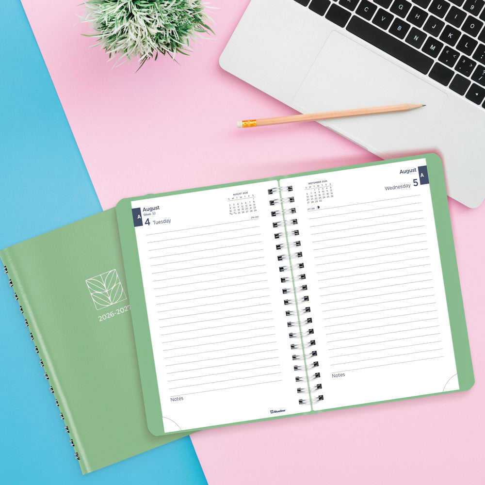Academic Daily Planner, Fashion, 2026 - 2027 - English CA201F.03-27 #color_fashion-green