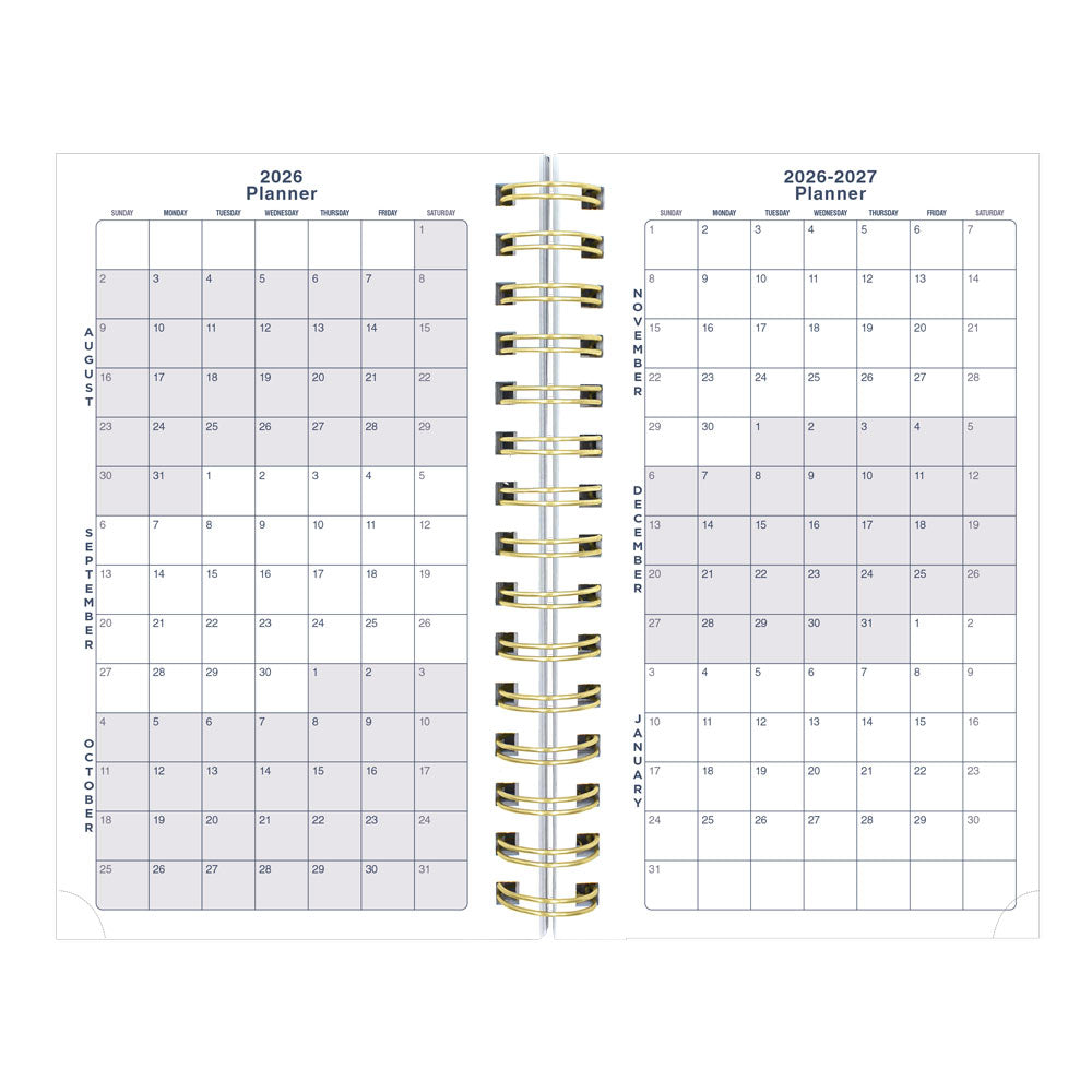 Academic Daily Planner, Nautical, 2026 - 2027 - English CA214PH.03-27 #color_shells
