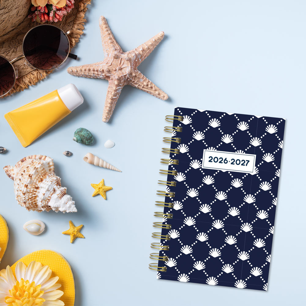 Academic Daily Planner, Nautical, 2026 - 2027 - English CA214PH.03-27 #color_shells
