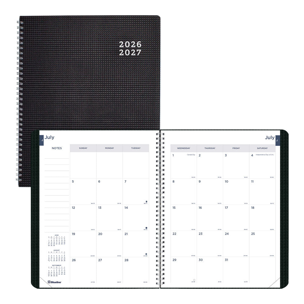 Academic Monthly Planner, DuraFlex, 2026 - 2027, English CA701V.PUR-27 #color_black