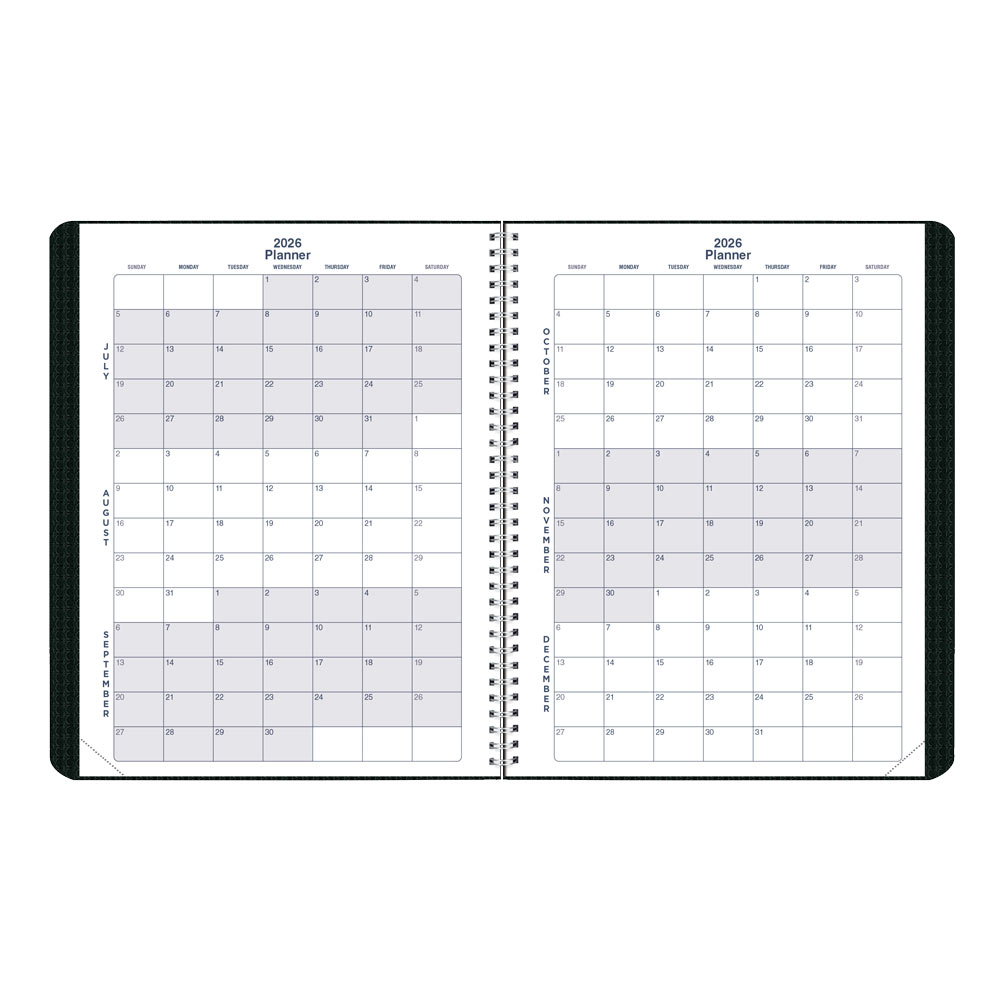 Academic Monthly Planner, DuraFlex, 2026 - 2027, English CA701V.PUR-27 #color_black