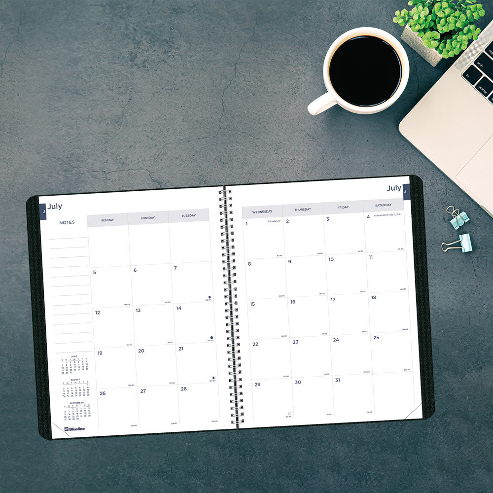 Academic Monthly Planner, DuraFlex, 2026 - 2027, English CA701V.PUR-27 #color_black