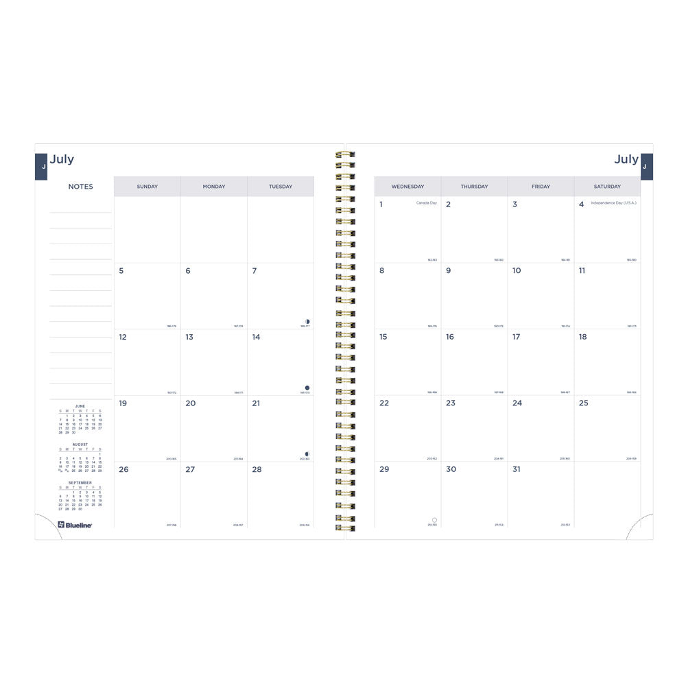 Academic Monthly Planner, Blossom, 2026 - 2027 - English CA714PG.01-27 #color_blossom-yellow
