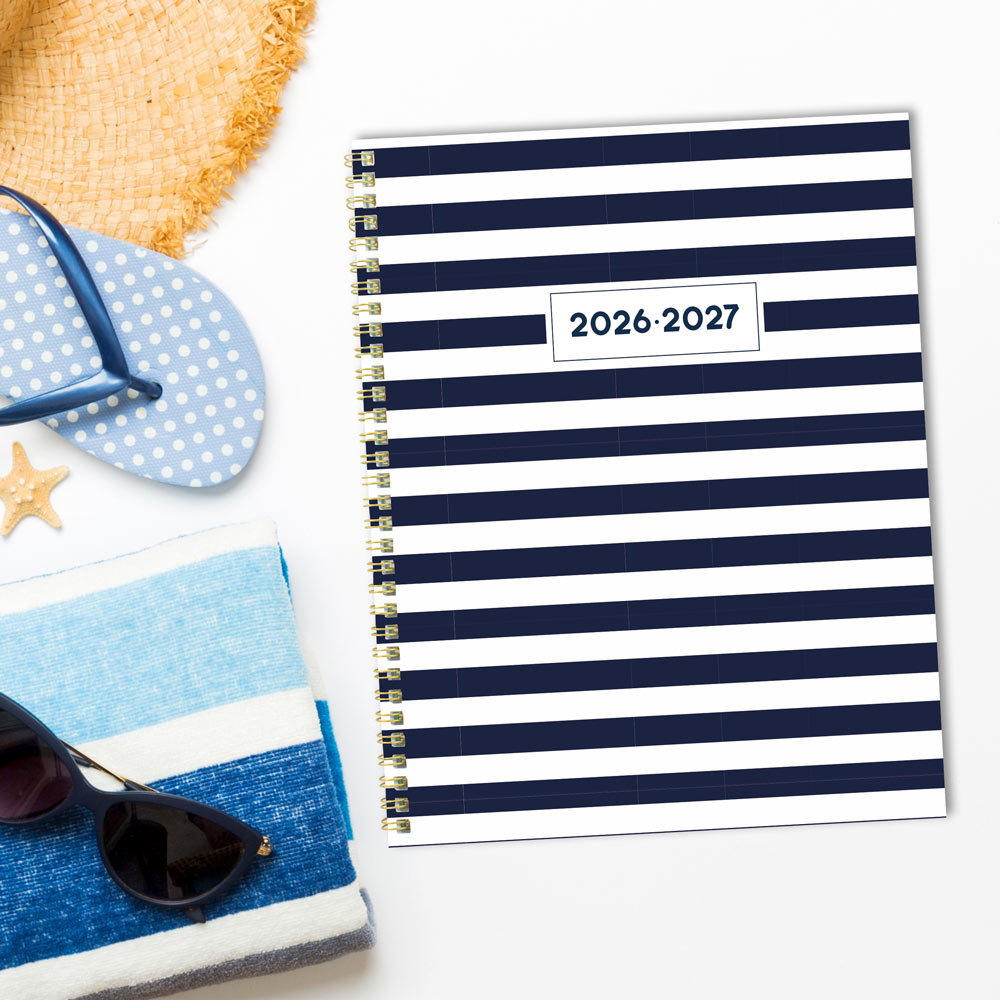 Academic Monthly Planner, Nautical, 2026 - 2027 - English CA714PH.02-27 #color_cabana