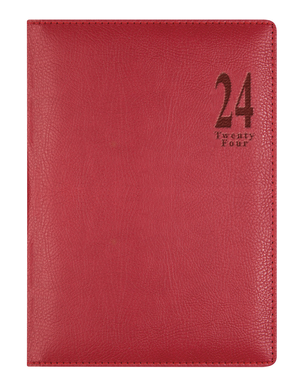 Milano A5 Vertical Week to View Planner with Appointments 2024 - English#color_red