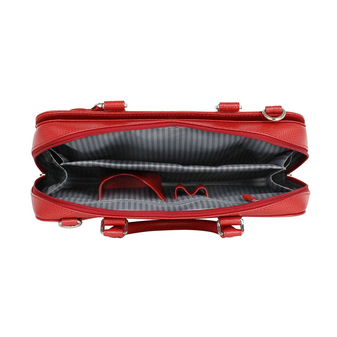 Small Laptop Briefcase - Red#color_laurige-red