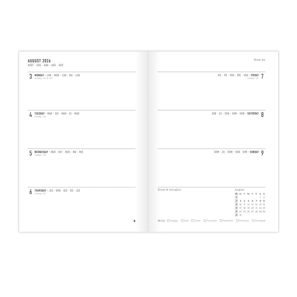 Letts A5 Planners Timeless Layout #color_little-joys-pink