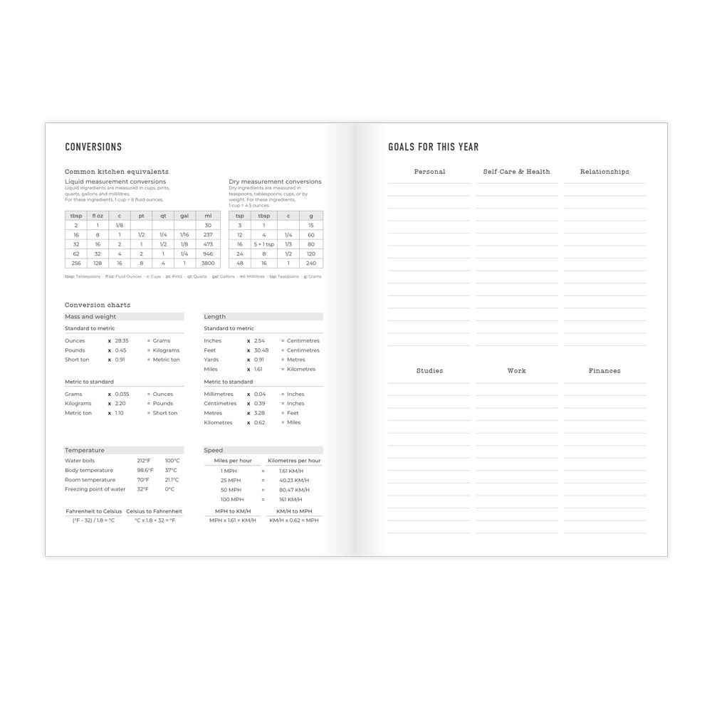 Letts A5 Planners Timeless Layout #color_botanics-plum