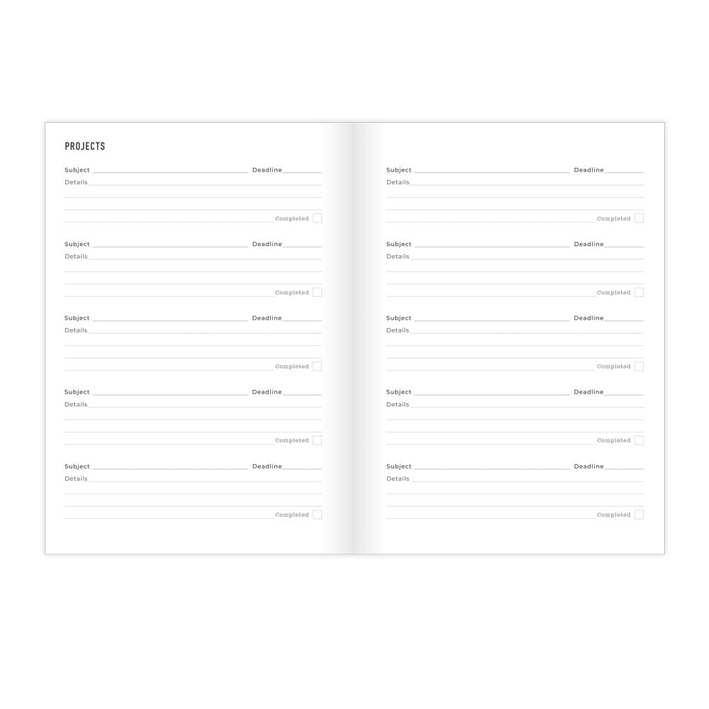 Letts A5 Planners Timeless Layout #color_botanics-plum
