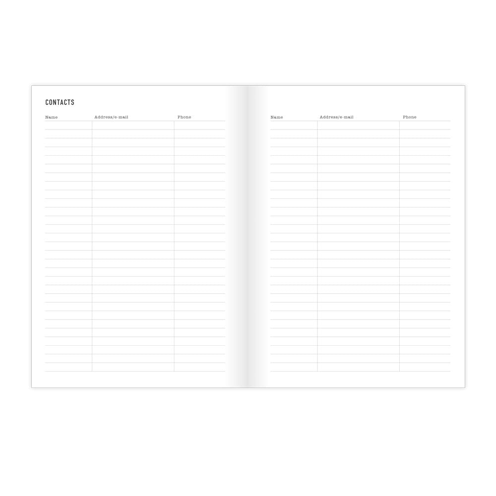 Letts A5 Planners Timeless Layout #color_botanics-green