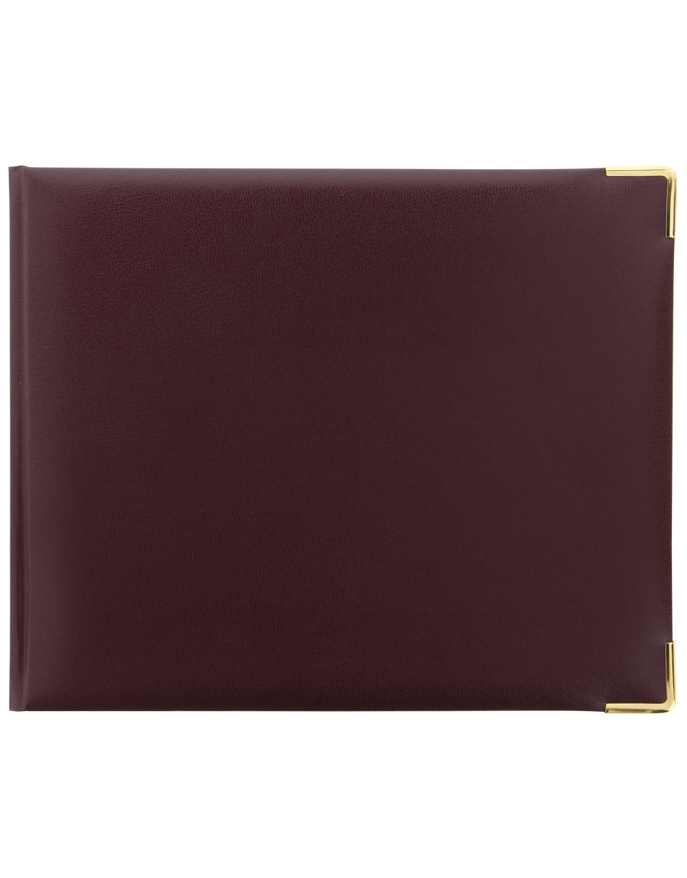 Classic Quarto Landscape Plain Guest Book Burgundy #color_burgundy