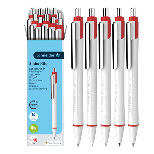 Xite Ballpoint Pen XB, Box of 10#ink-color_red