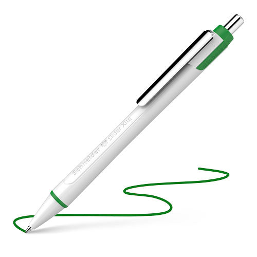 Xite Ballpoint Pen XB, Box of 10#ink-color_green