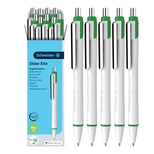 Xite Ballpoint Pen XB, Box of 10#ink-color_green