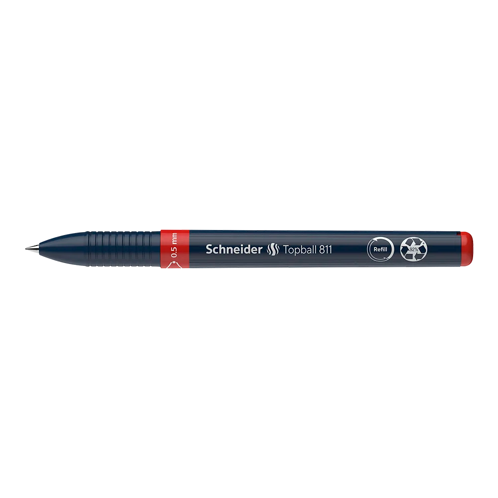 Topball 811 Rollerball 0.5mm, Box of 10#ink-color_red