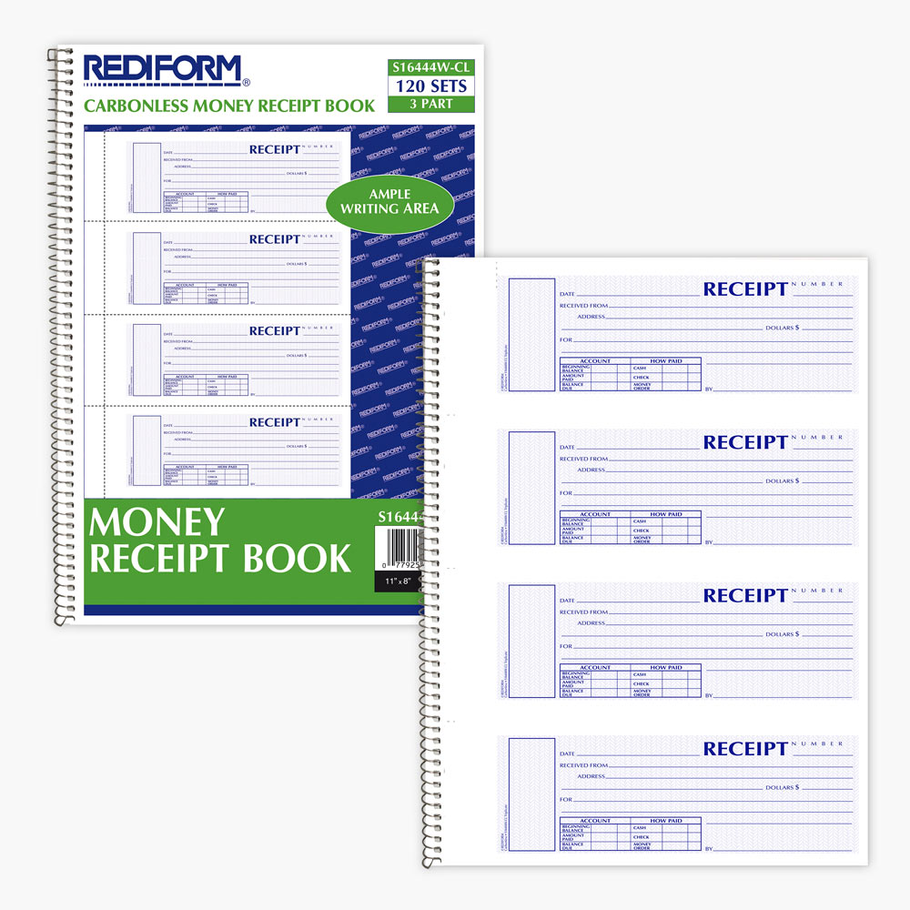 Money Receipt Book S16444WCL