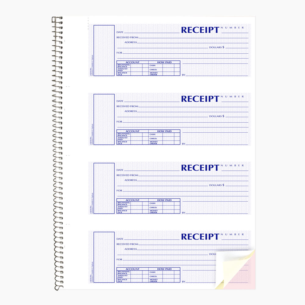 Money Receipt Book S16444WCL