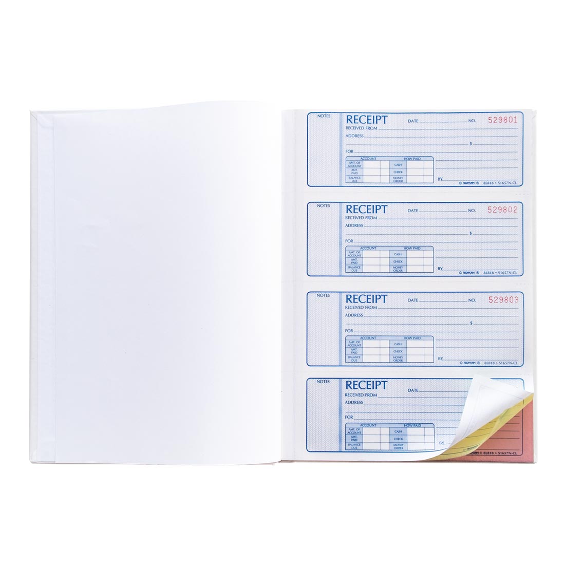 Money Receipt Book S1657NCL
