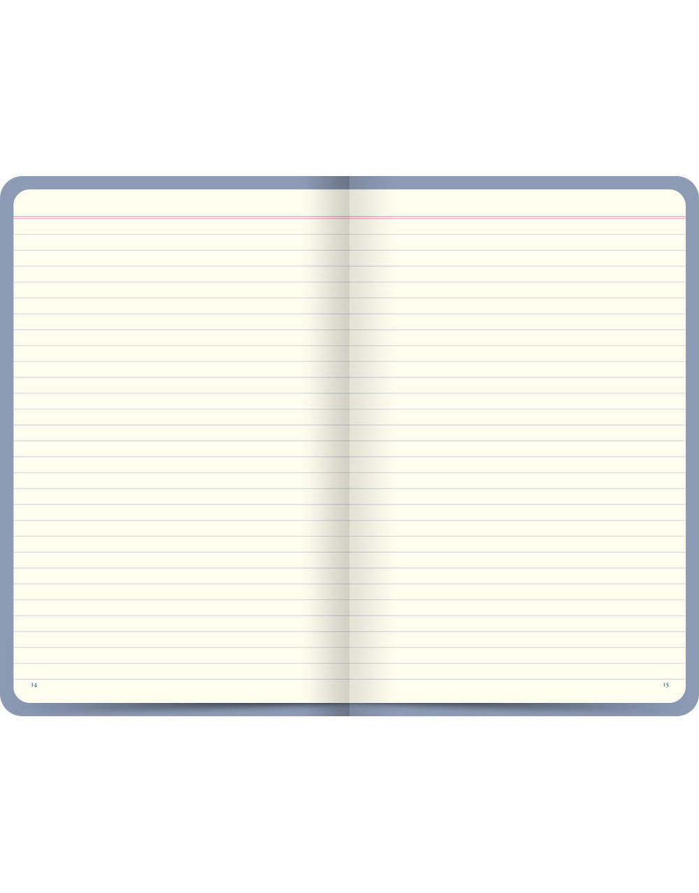 Icon Book Ruled Notebook Blue#color_icon-blue