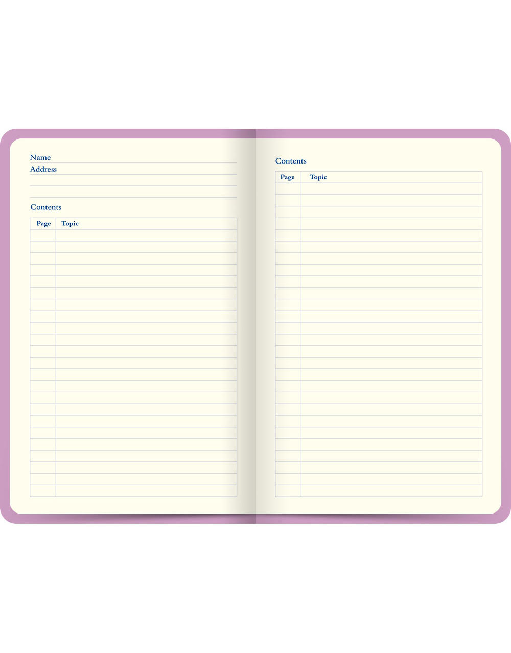 Icon Book Ruled Notebook Pink#color_icon-pink