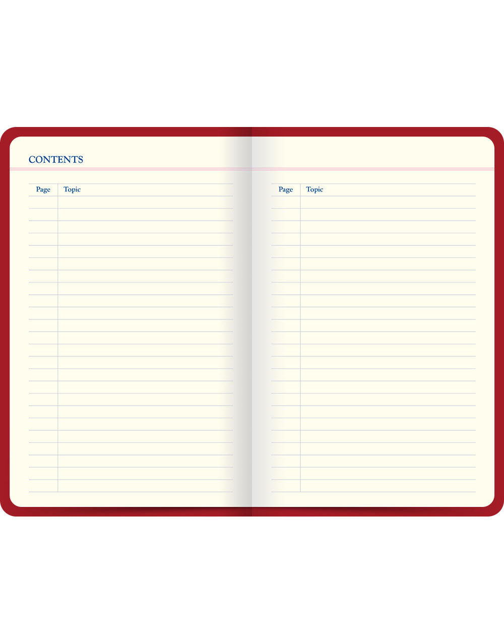 Icon Book Travel Journal Red#color_red