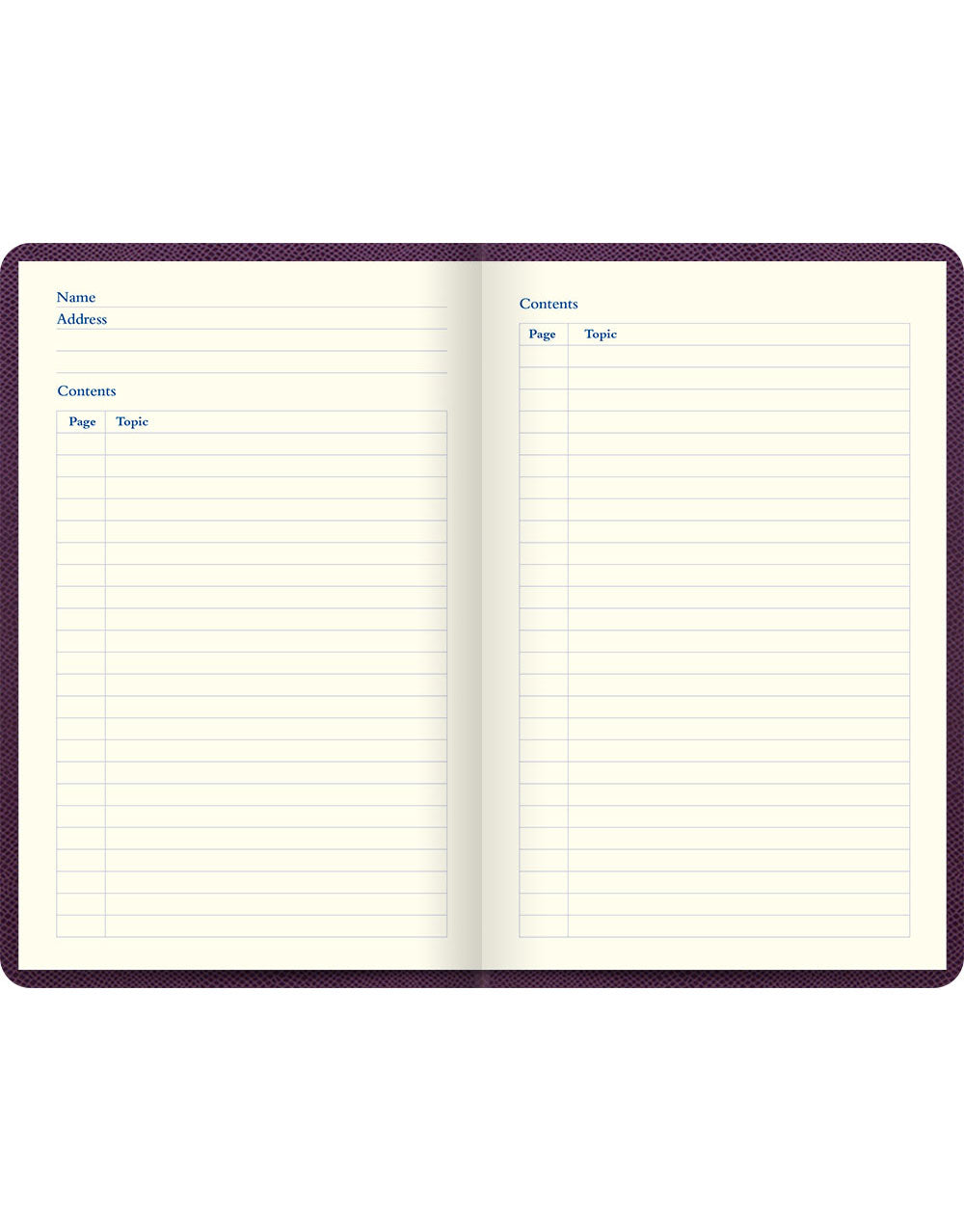 Legacy Book Ruled Notebook Purple#color_purple