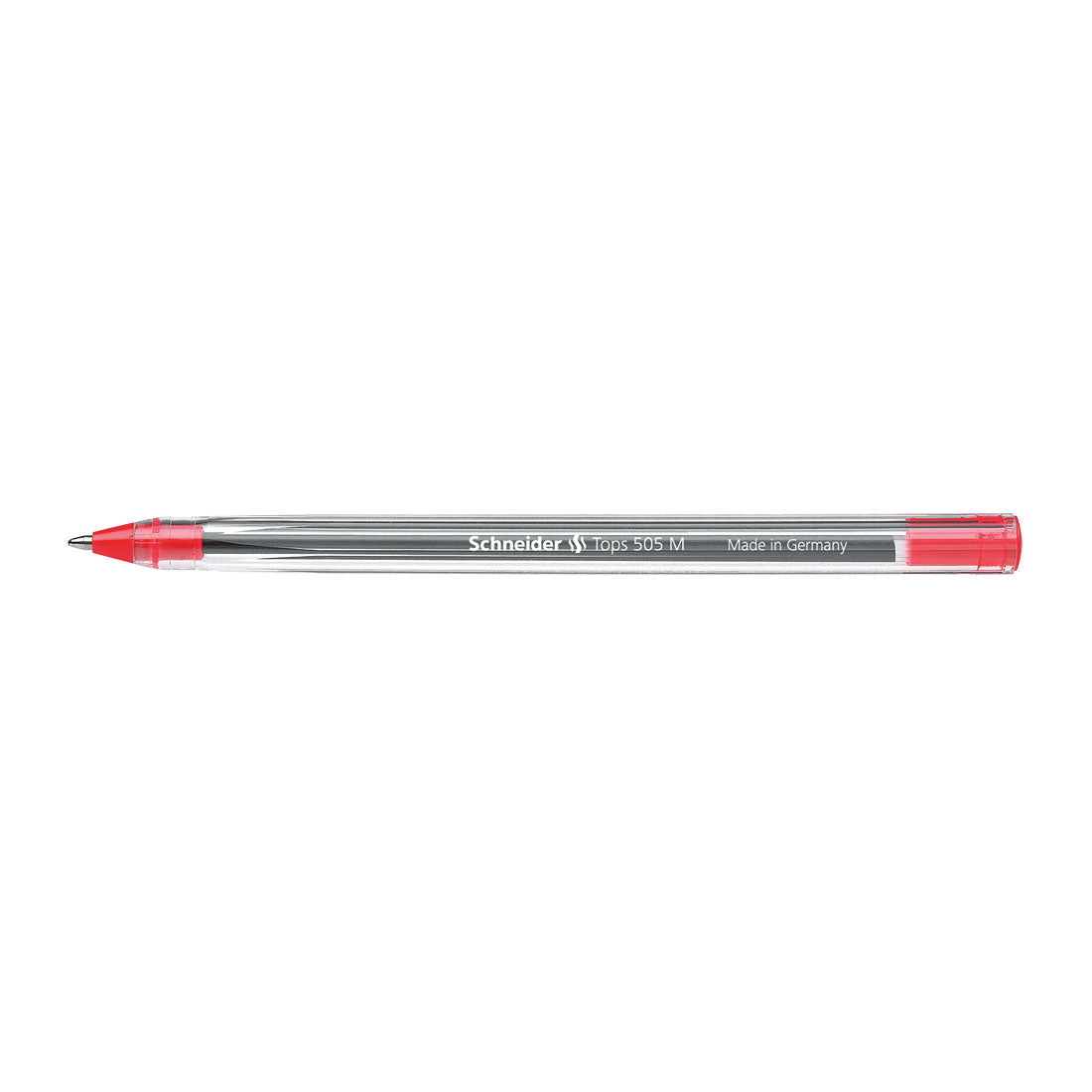 Tops 505 Ballpoint Pens M, Box of 10 units#ink-color_red