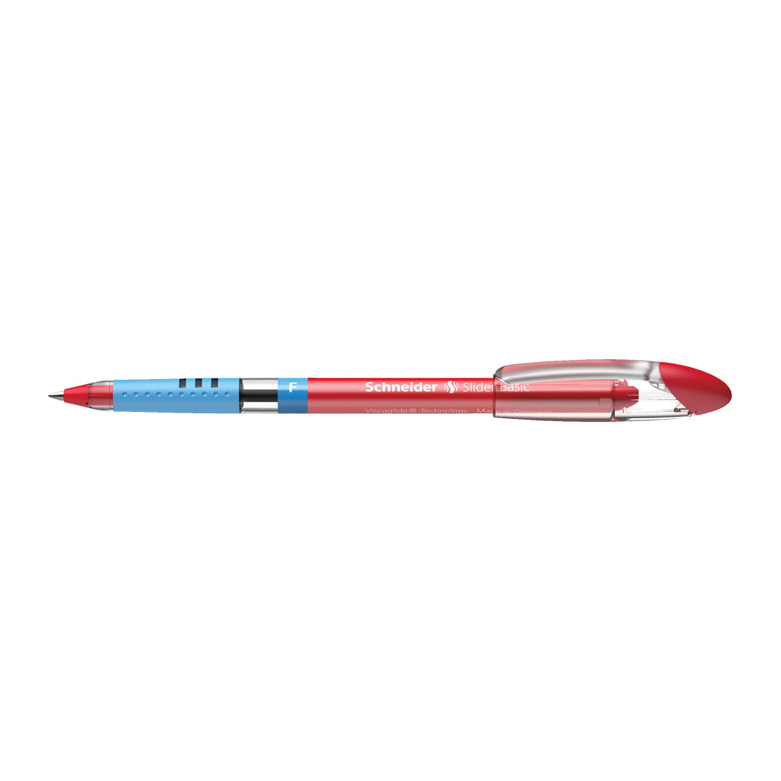 Slider BASIC Ballpoint Pens F, Box of 10#ink-color_red