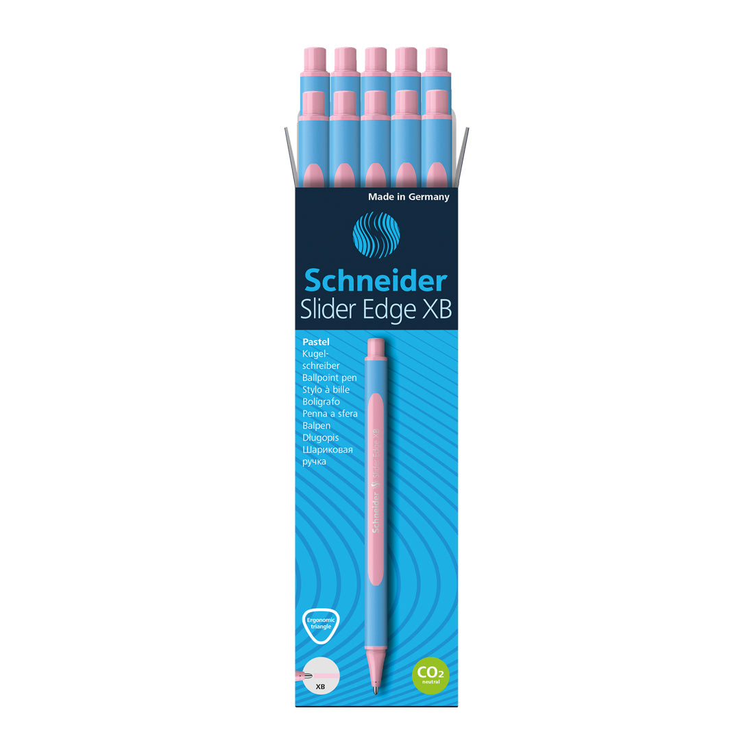 Edge Pastel  Ballpoint Pen XB, Box of 10#ink-color_rose