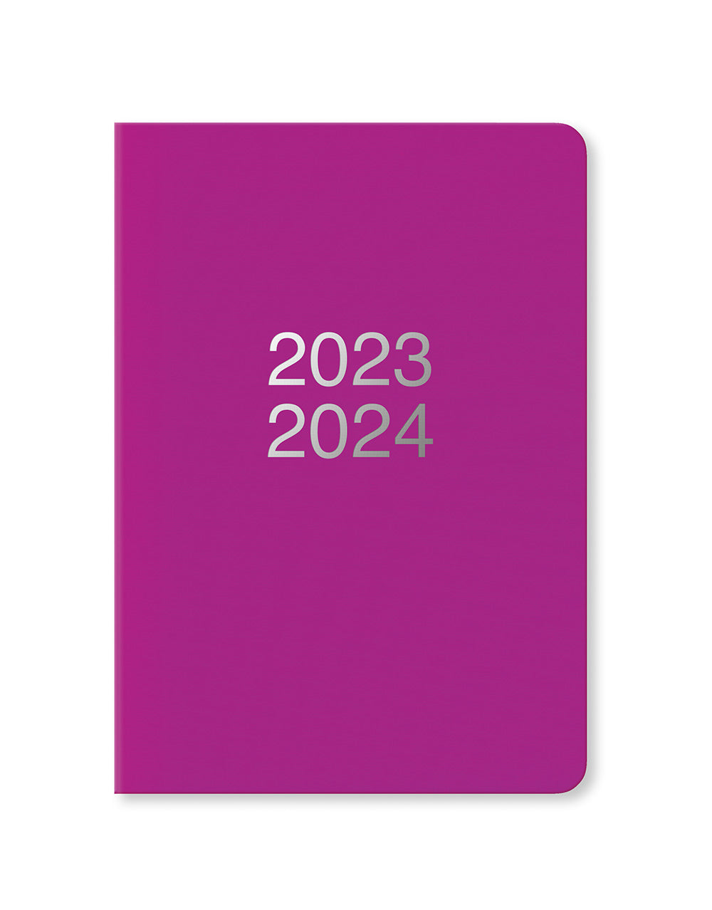 Dazzle A5 Week to View Planner 2023-2024 - Multilanguage - Pink - Letts of London#color_dazzle-purple