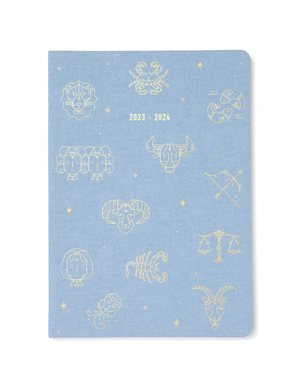 Zodiac A5 Week to View Planner 2023-2024 - Multilanguage - Sky - Letts of London#color_zodiac-sky