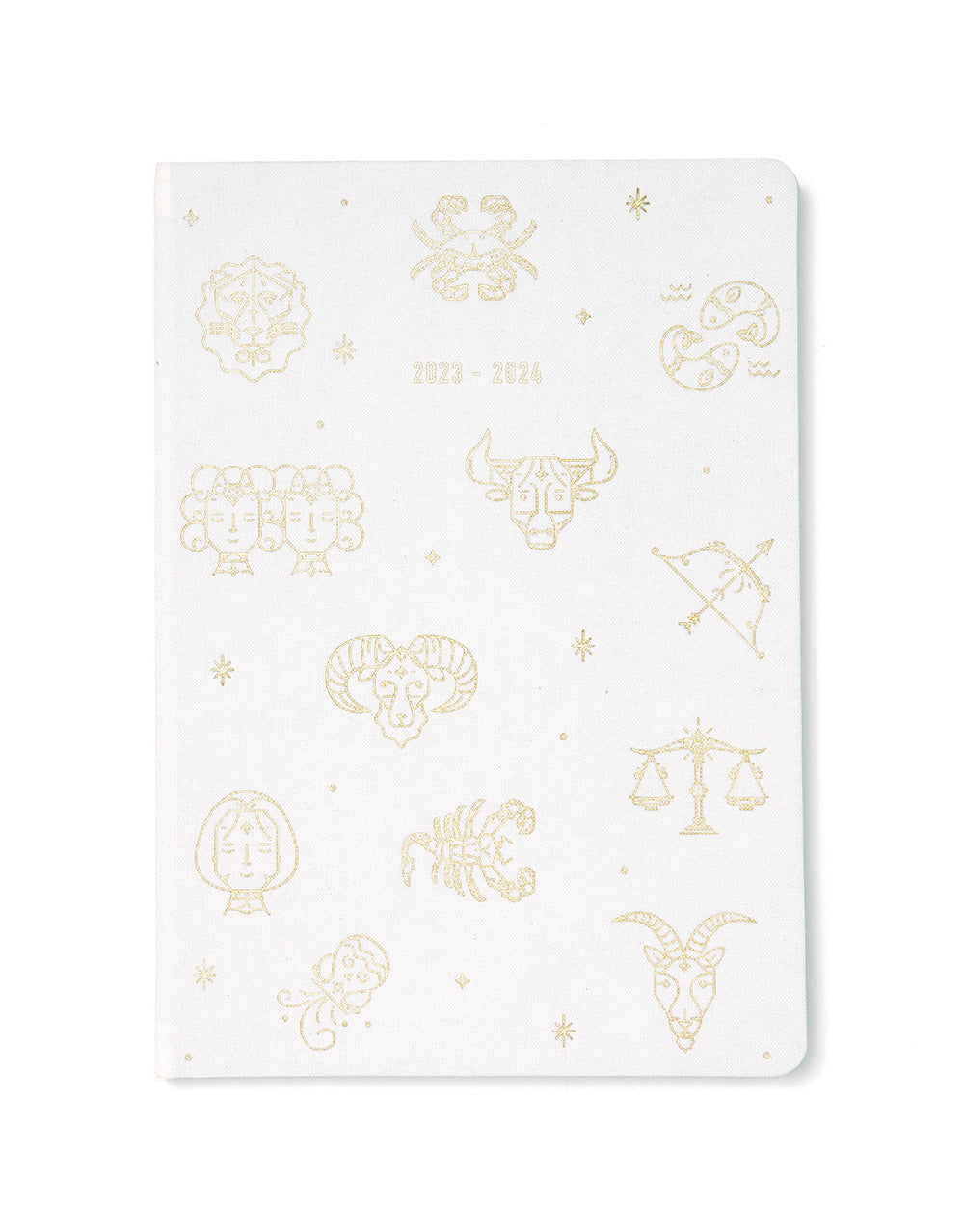 Zodiac A5 Week to View Planner 2023-2024 - Multilanguage - Sky - Letts of London#color_ivory