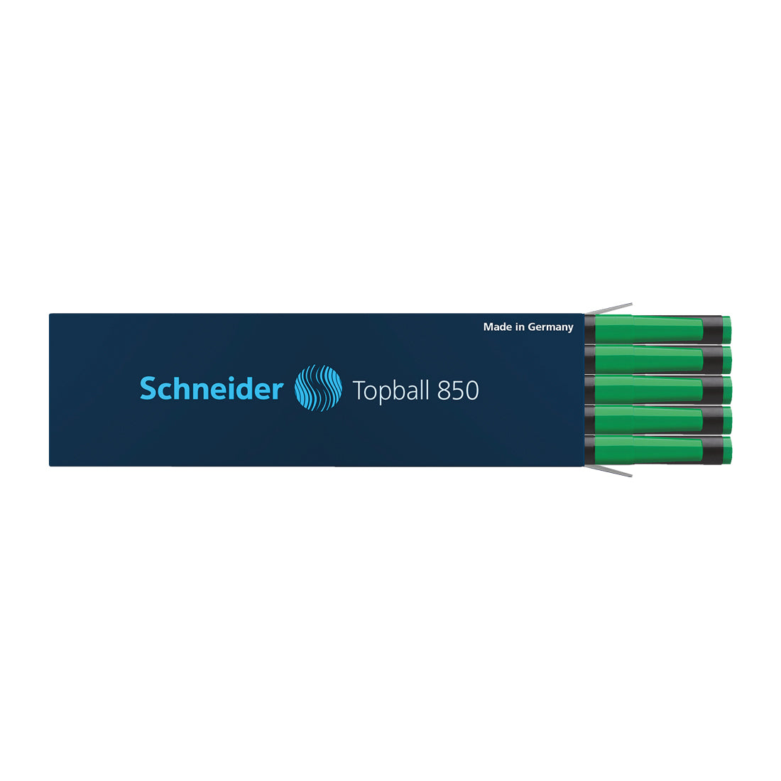 Topball 850 Rollerball Refill 0.5mm, Box of 10#ink-color_green