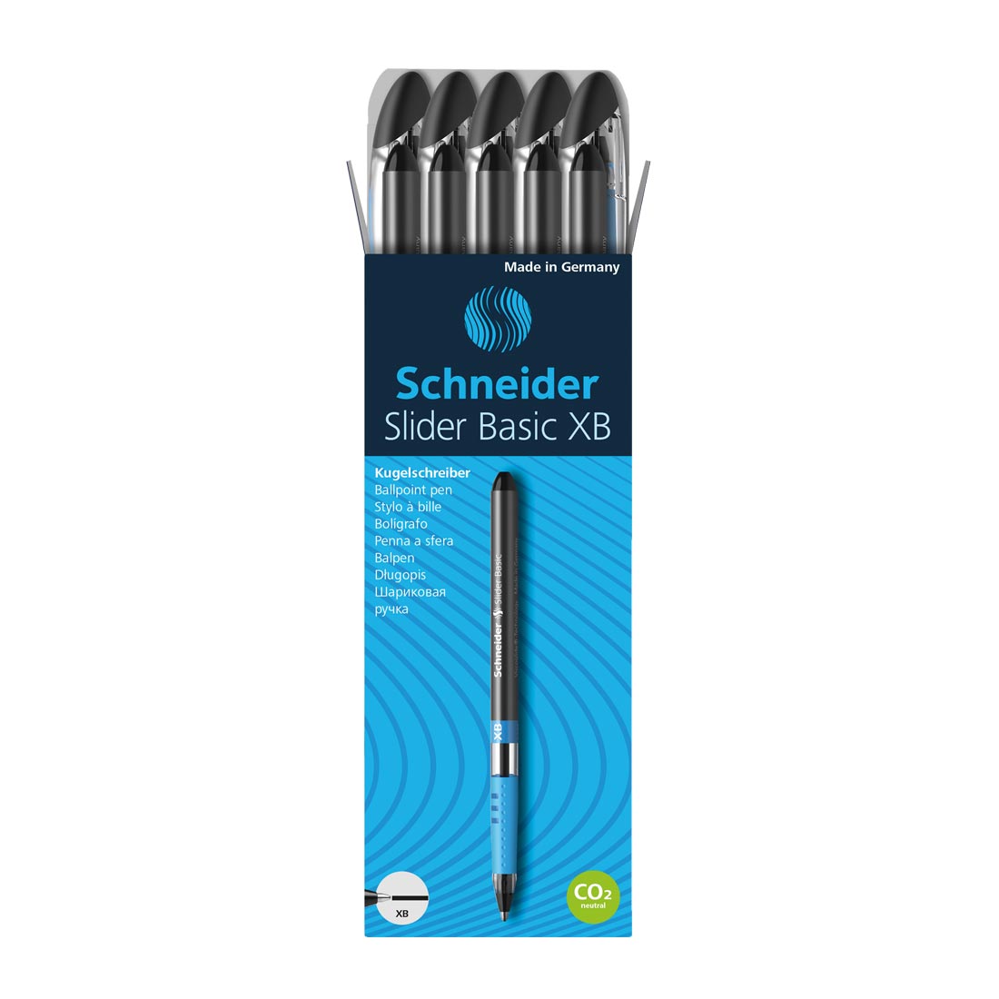 Slider BASIC Ballpoint Pens XB, Box of 10#ink-color_black